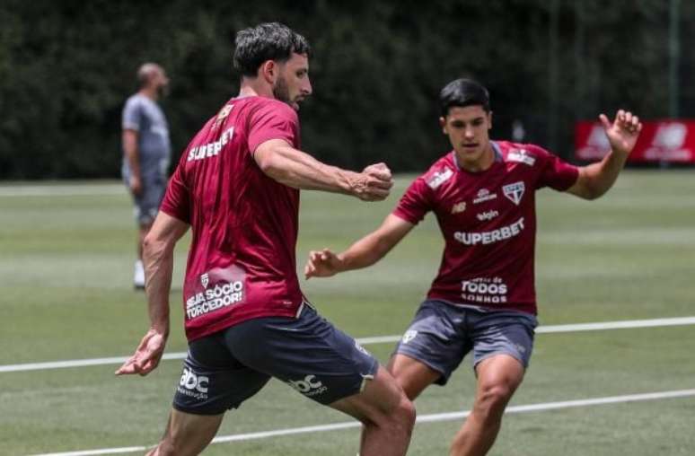 Fotos: Erico Leonan / São Paulo FC - Legenda: São Paulo se reapresentou nesta segunda-feira para treinos