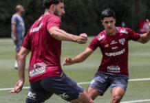 São Paulo se reapresenta e tem a volta de Cédric Soares aos treinos